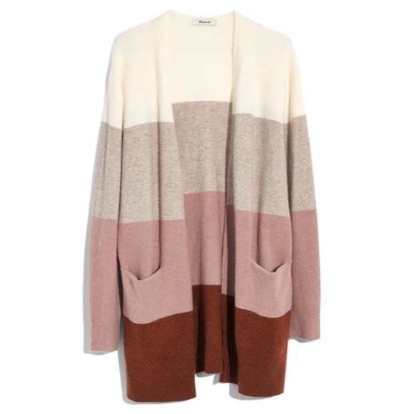 Madewell Ryder Stripe Cardigan 